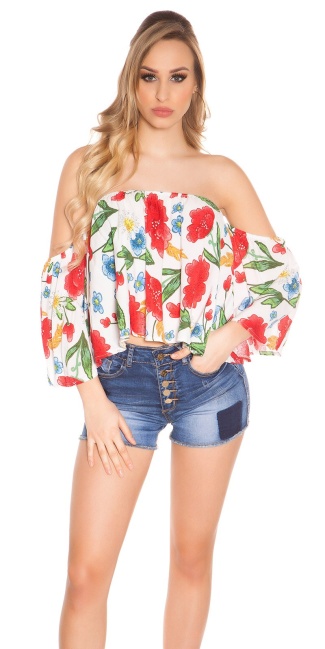 Sexy offshoulder top coachella-style wit